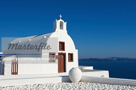 Chapel in Oia, Santorini, Cyclades, Greece