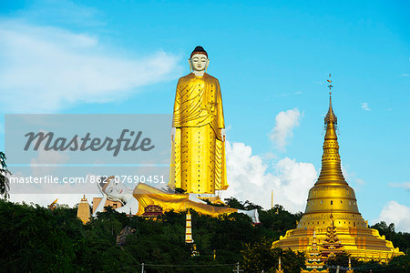 South East Asia, Myanmar, Monywa, Bodhi Tataung, largest buddha statue in the world