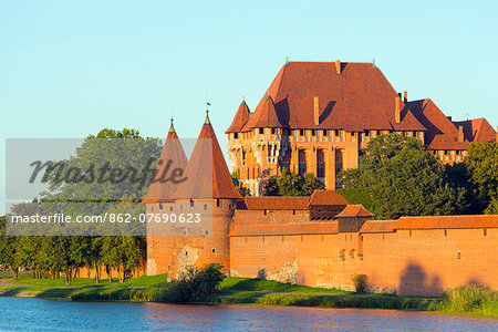 Europe, Poland, Pomerania, medieval Malbork Castle, Marienburg Fortress of Mary, Unesco site