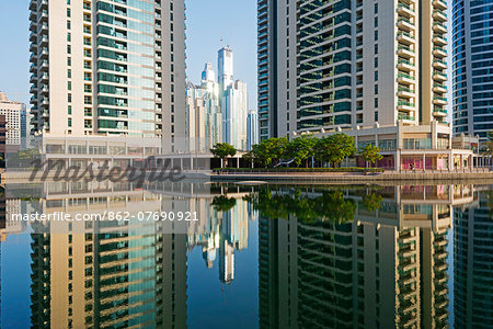 Middle East, United Arab Emirates, Dubai, Dubai Marina buildings