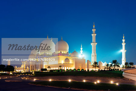 Middle East, United Arab Emirates, Abu Dhabi, Sheikh Zayed Grand Mosque