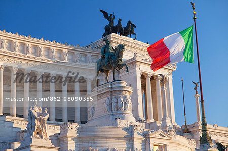 National Monument to Victor Emmanuel II, Rome, Lazio, Italy