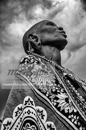 Africa, Kenya, Narok County, Masai Mara. Maasai Women.