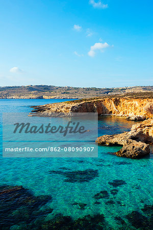 Mediterranean Europe, Malta, Comino island, Blue Lagoon