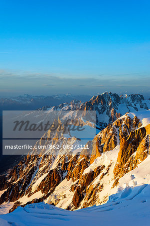 Europe, France, Haute Savoie, Rhone Alps, Chamonix, Aiguille du Midi