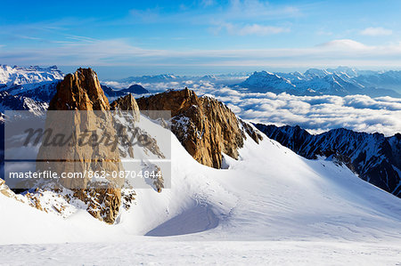 Europe, Switzerland, Valais, Swiss French border, Glacier du Trient Europe, Switzerland, Valais, Swiss French border, Glacier du Trient