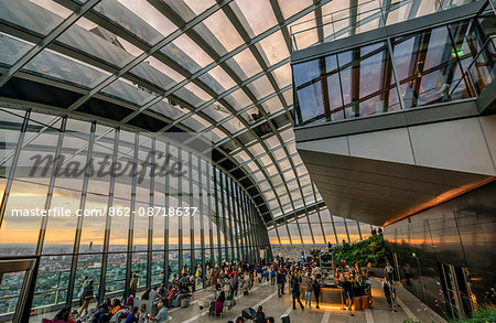 Europe, United Kingdom, England, Middlesex, London, Sky Garden Observation Deck