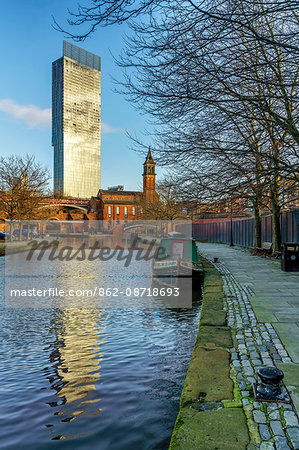 Europe, United Kingdom, England, Lancashire, Manchester, Castlefield Canal Basin