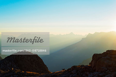 Europe, France, Haute Savoie, Rhone Alps, Chamonix, Brevant landscape Europe, France, Haute Savoie, Rhone Alps, Chamonix, Brevant landscape