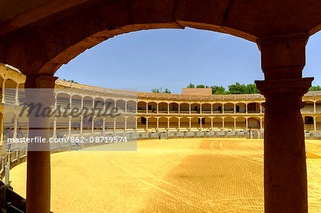 Plaza de Toros de Ronda Bullring completed in 1785, Ronda, Andalusia, Spain