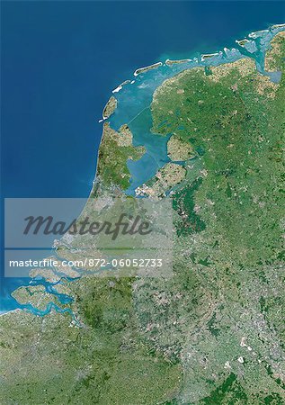 Satellite View of Netherlands