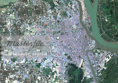 Phnom Penh Satellite Map Color Satellite Image Of Phnom Penh, Capital City Of Cambodia. Image  Collected On January 01, 2017 By Sentinel-2 Satellites. - Stock Photo -  Masterfile - Rights-Managed, Artist: Universal Images Group, Code:  872-09185528