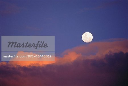 Full Moon and Clouds
