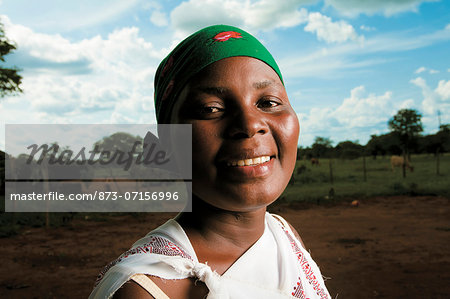 Venda Woman, smiling at camera