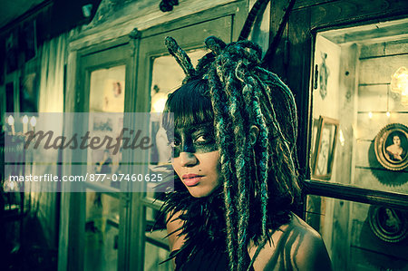 Portrait of a young tribal woman Portrait of a young tribal woman