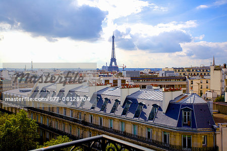 France,Paris view from a balcony