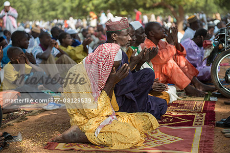 Eid prayer. Niamey. Niger.