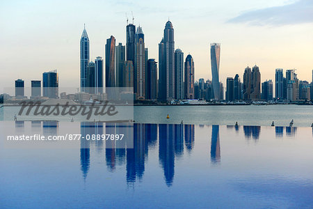 United Arab Emirates, Dubai, the skyscrapers skyline