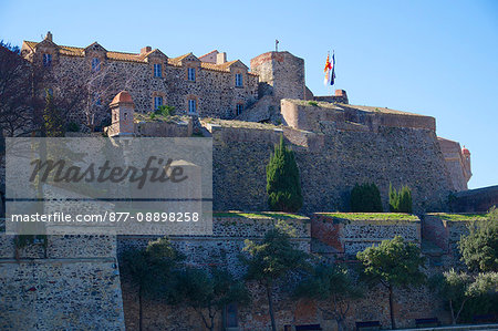 France, Southern France, Pyrenees Orientales, Collioure, the castle