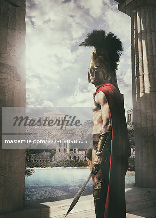 Hero of Sparta (photomontage: Loic Quenon) Hero of Sparta (photomontage: Loic Quenon)