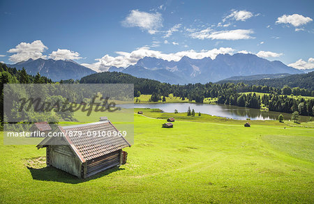 Geroldsee, Gerold, Garmisch Partenkirchen, Bayern, Germany