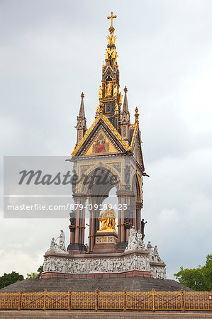 The Albert Memorial, Kensington Gardens, London, Great Britain, UK