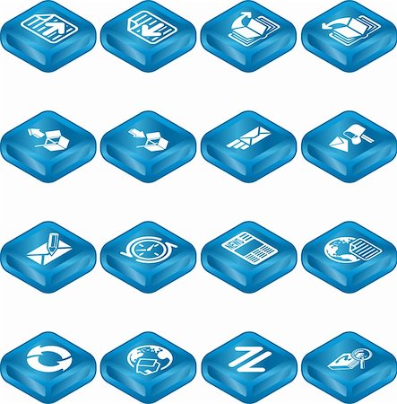 simsearch:400-04955113,k - A internet browser and email icon set series Stock Photo - Budget Royalty-Free & Subscription, Code: 400-04004387