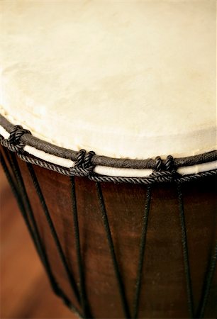 Selective focus image of a Djembe drum. Stock Photo - Budget Royalty-Free & Subscription, Code: 400-04004988