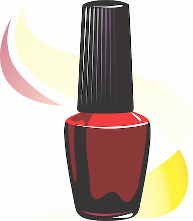 simsearch:400-04882762,k - Illustration of Nail polish with black cap Photographie de stock - Aubaine LD & Abonnement, Code: 400-04005775