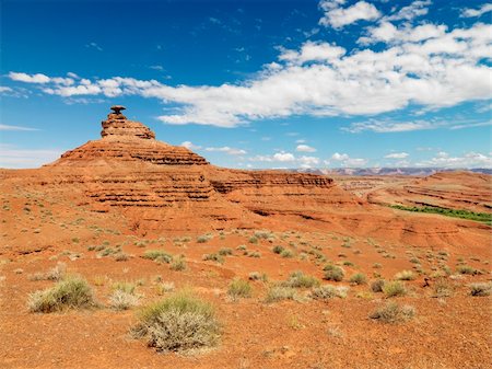 Scenic remote desert landscape with mesa land formation. Stock Photo - Budget Royalty-Free & Subscription, Code: 400-04006515