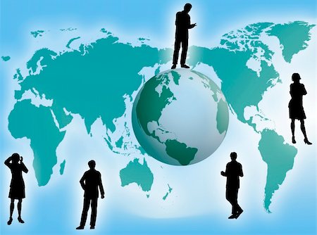 simsearch:400-04017214,k - Business team all around the world as business concept Stockbilder - Microstock & Abonnement, Bildnummer: 400-04008237