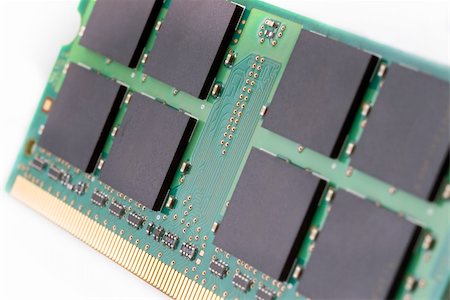 simsearch:400-06875392,k - closeup of a computer RAM in perspective Stock Photo - Budget Royalty-Free & Subscription, Code: 400-04008983