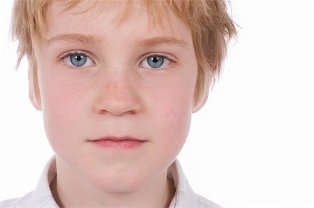 portrait of a boy with bright blue eyes Stock Photo - Budget Royalty-Free & Subscription, Code: 400-04009051