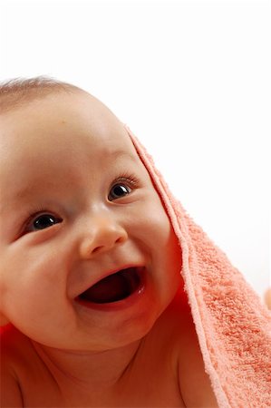 simsearch:400-04017624,k - baby after bath Fotografie stock - Microstock e Abbonamento, Codice: 400-04009149