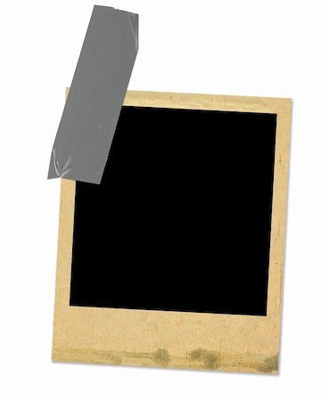 simsearch:400-05117367,k - old photo frame taped, minimal shadow behind Stock Photo - Budget Royalty-Free & Subscription, Code: 400-04000199