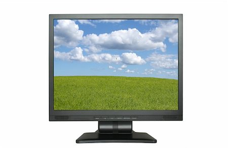 simsearch:400-04020281,k - lcd screen with gorgeous landscape Photographie de stock - Aubaine LD & Abonnement, Code: 400-04000612