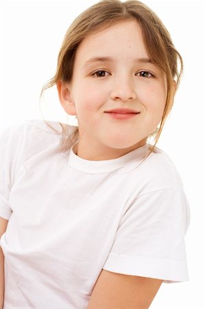 simsearch:400-04001701,k - Portrait of teenager girl on white background. Stock Photo - Budget Royalty-Free & Subscription, Code: 400-04001702