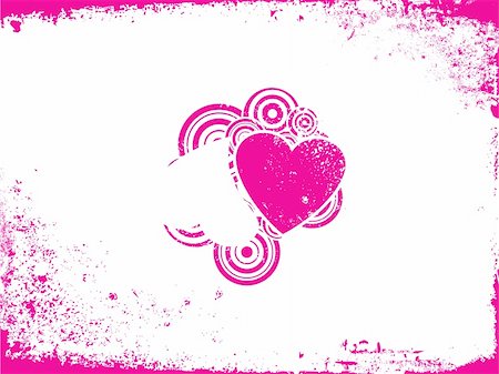 simsearch:400-05704637,k - Valentines Day background with Hearts, flower and wave, element for design, vector illustration Foto de stock - Super Valor sin royalties y Suscripción, Código: 400-04002276