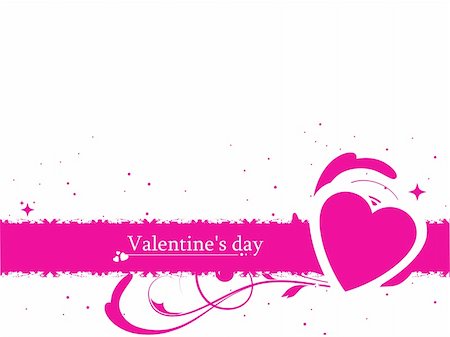 simsearch:400-05704637,k - Valentines Day background with Hearts, flower and wave, element for design, vector illustration Foto de stock - Super Valor sin royalties y Suscripción, Código: 400-04002277