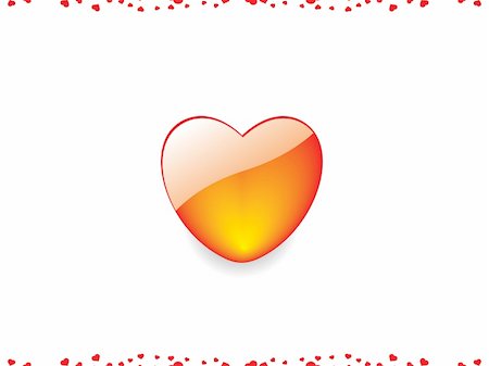 simsearch:400-06326335,k - Valentines Day background with Hearts, flower and wave, element for design, vector illustration Foto de stock - Super Valor sin royalties y Suscripción, Código: 400-04002280