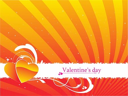 simsearch:400-06326335,k - Valentines Day background with Hearts, flower and wave, element for design, vector illustration Foto de stock - Super Valor sin royalties y Suscripción, Código: 400-04002317