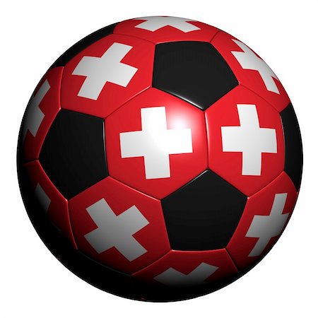 simsearch:400-07466044,k - Swiss Soccer Ball - very highly detailed swiss soccer ball Stockbilder - Microstock & Abonnement, Bildnummer: 400-04015210