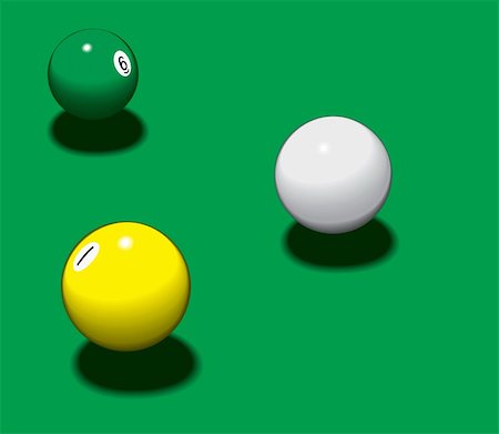 simsearch:400-04766687,k - Three pool balls. Vector illustration Foto de stock - Super Valor sin royalties y Suscripción, Código: 400-04015258