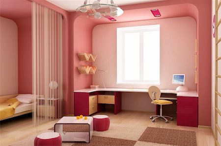 simsearch:400-04623620,k - 3d interior of the children's room Fotografie stock - Microstock e Abbonamento, Codice: 400-04015301