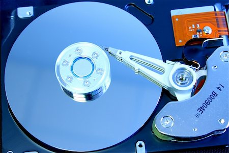 simsearch:400-03992953,k - Hard disk drive details isolated image Stock Photo - Budget Royalty-Free & Subscription, Code: 400-04015328