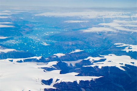 Aerial shot of eastern Greenland Stock Photo - Budget Royalty-Free & Subscription, Code: 400-04015760