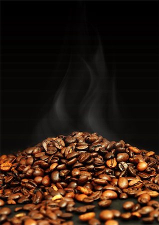 simsearch:400-04094520,k - Roasting coffeee beans. Fotografie stock - Microstock e Abbonamento, Codice: 400-04016024