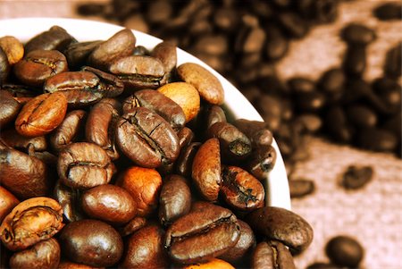 simsearch:400-04313939,k - Fresh Roasted Coffee Beans Stock Photo - Budget Royalty-Free & Subscription, Code: 400-04016026
