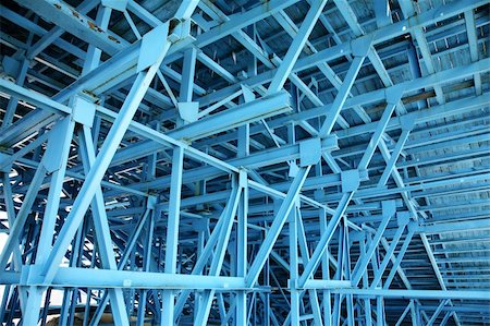 blue scaffold Stock Photo - Budget Royalty-Free & Subscription, Code: 400-04016120