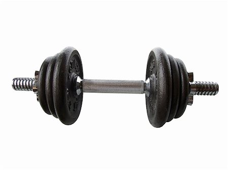 simsearch:400-04329882,k - dumbbells against a white background Stock Photo - Budget Royalty-Free & Subscription, Code: 400-04016189